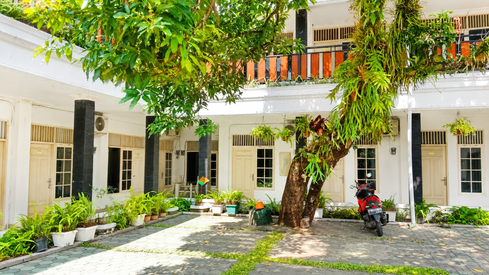 Lingkungan asri di sekitar Cemara Residence, kawasan Kaliurang